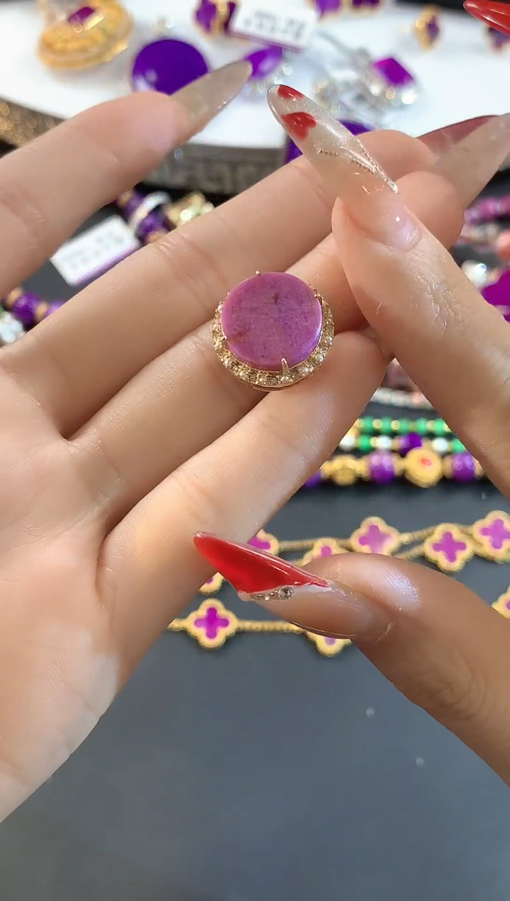 【闪购商品】苏纪石（舒俱来）.18K金镶嵌舒俱来饰品