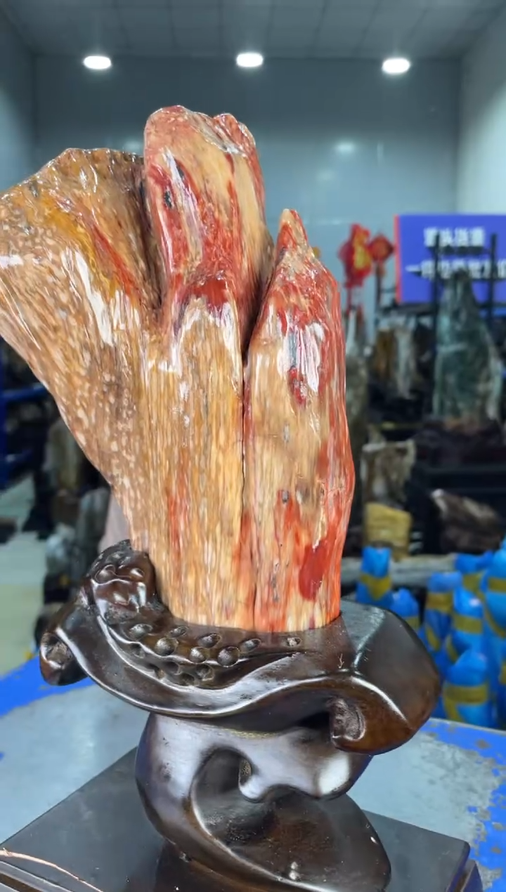 【闪购商品】硅化玉摆件未镶嵌65