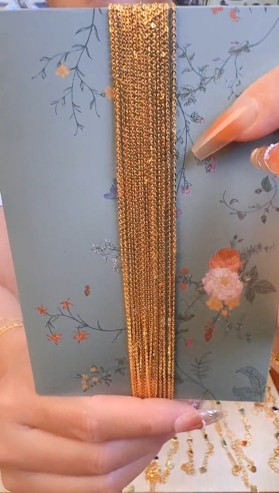 45cm固定闪O链时尚小众款1.08g（多样性发货）