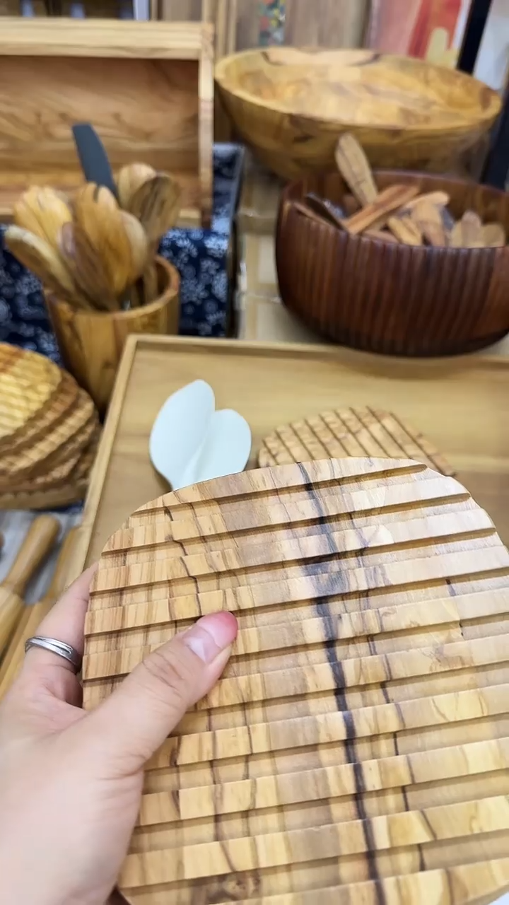 橄榄木杯垫锅垫微瑕