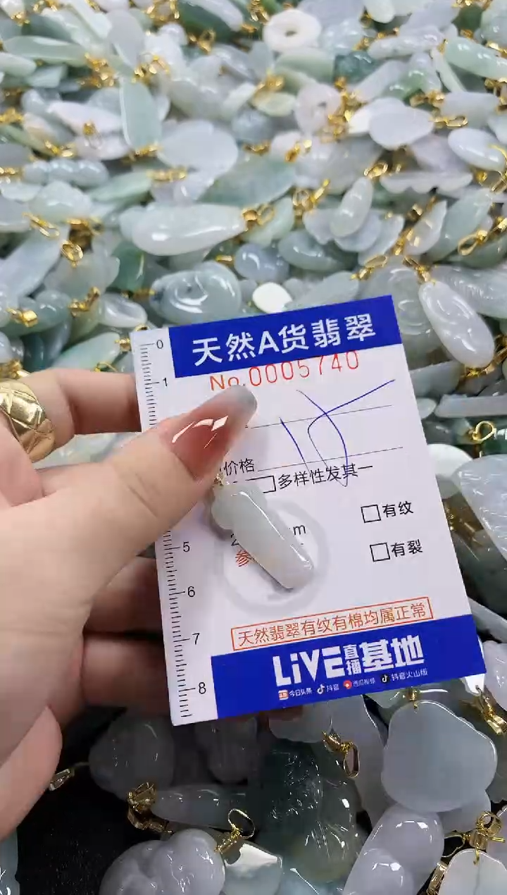 颈饰未镶嵌翡翠天然A货翡翠