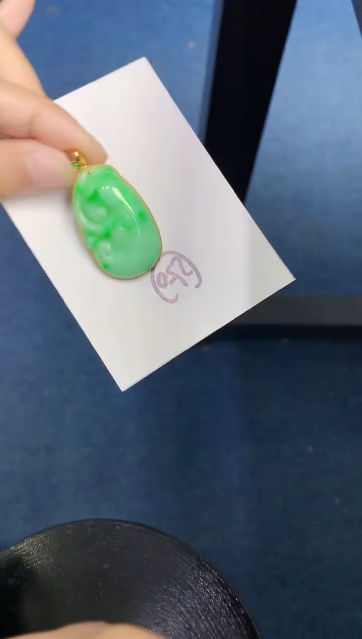 【闪购商品】翡翠颈饰18K金镶嵌000000000