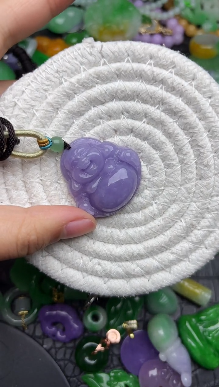 颈饰未镶嵌翡翠缅甸翡翠吊坠