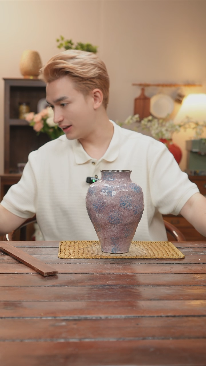 摆件景德镇艺术感手作花瓶