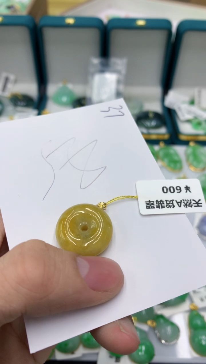 【闪购商品】翡翠颈饰18K金镶嵌11111111