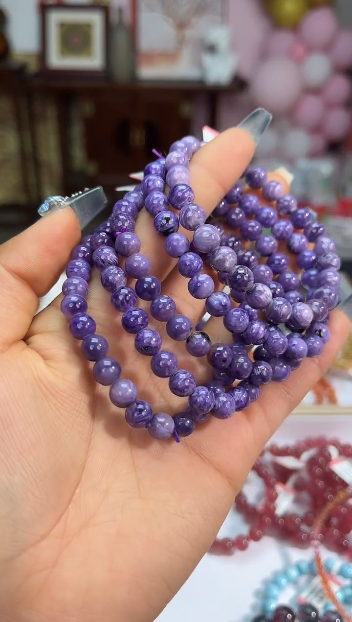 【闪购商品】查罗石手绳未镶嵌98多样性发其一/7+