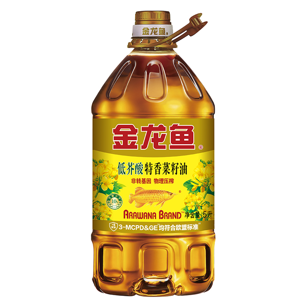 金龙鱼低芥酸特香菜籽油 5L