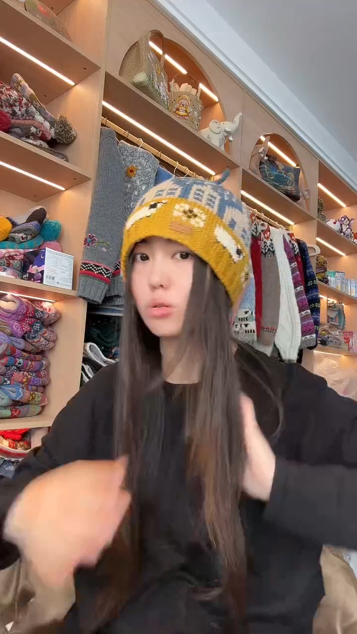 羊毛城市小羊帽   