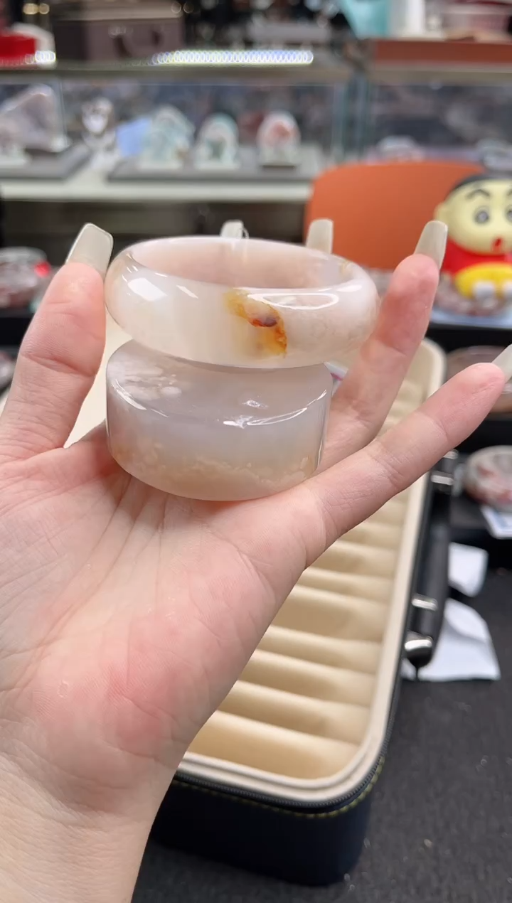 未镶嵌手镯石英质玉58圈口 （赠品镯心）3885007