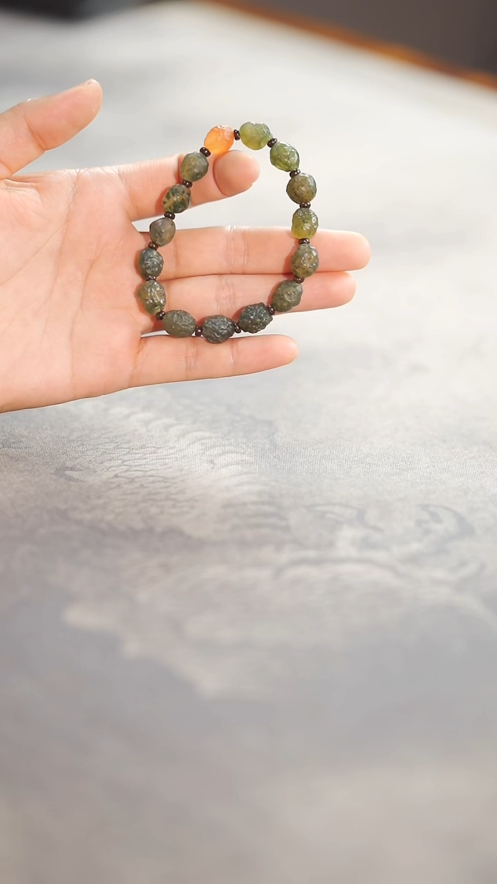 未镶嵌玛瑙手链766阿拉善地表原石手串