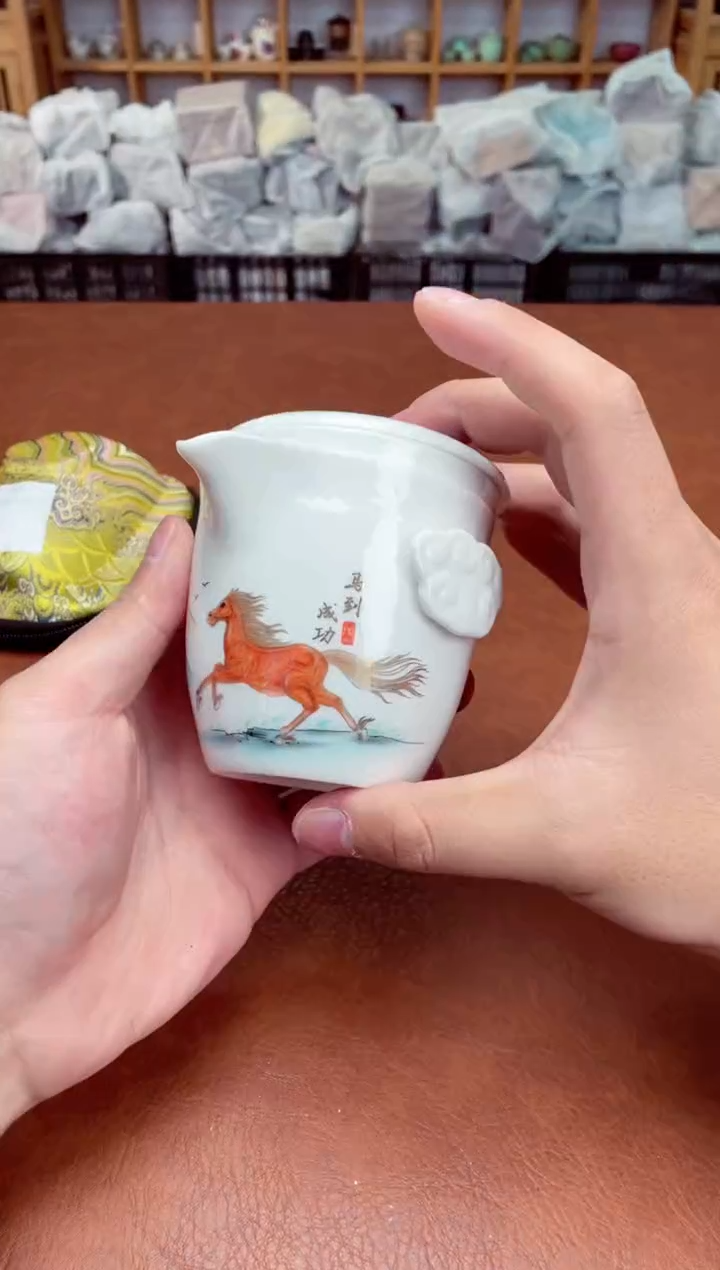 【闪购商品】摆件高端瓷器易仟杯茶器