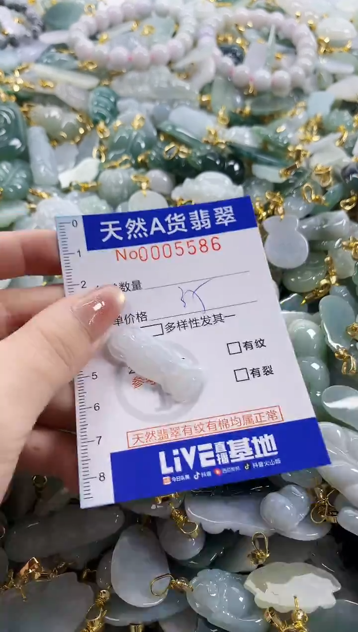 颈饰未镶嵌翡翠?***雨天然A货翡翠