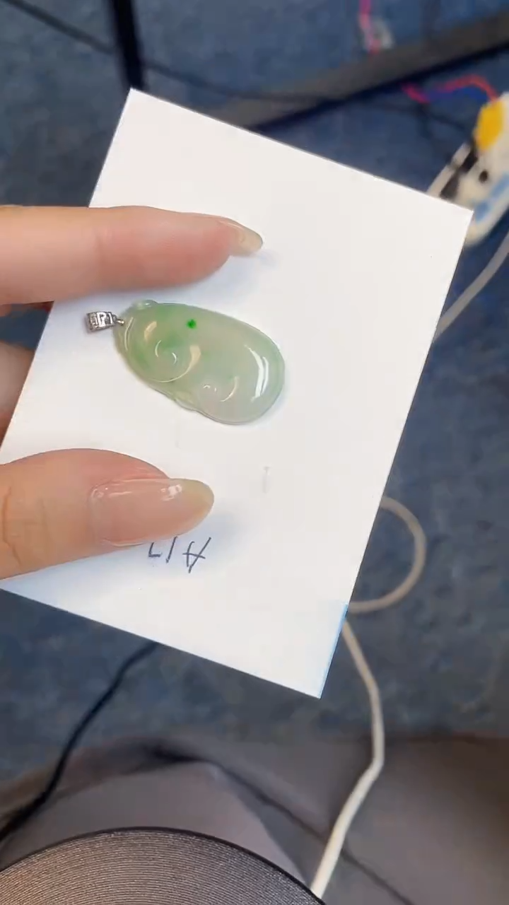 【闪购商品】翡翠颈饰18K金镶嵌00000000