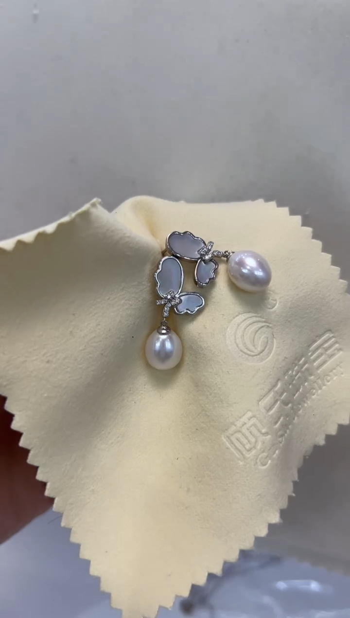 【闪购商品】淡水珍珠耳饰未镶嵌12#