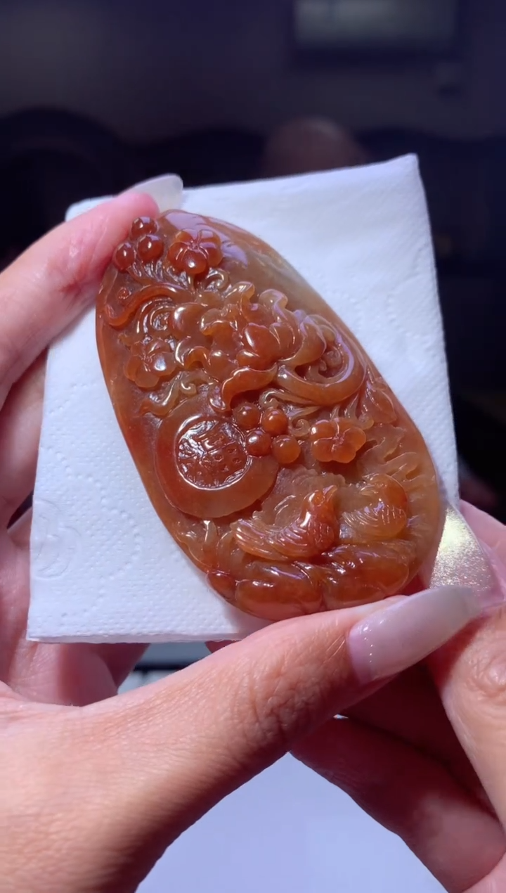 【闪购商品】定制翡翠未镶嵌挂件发货（拍一发一）