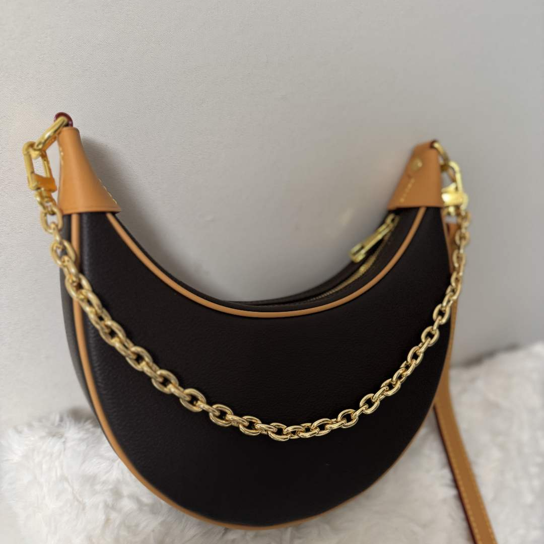 【L  月亮】单肩时尚经典手工高定女包