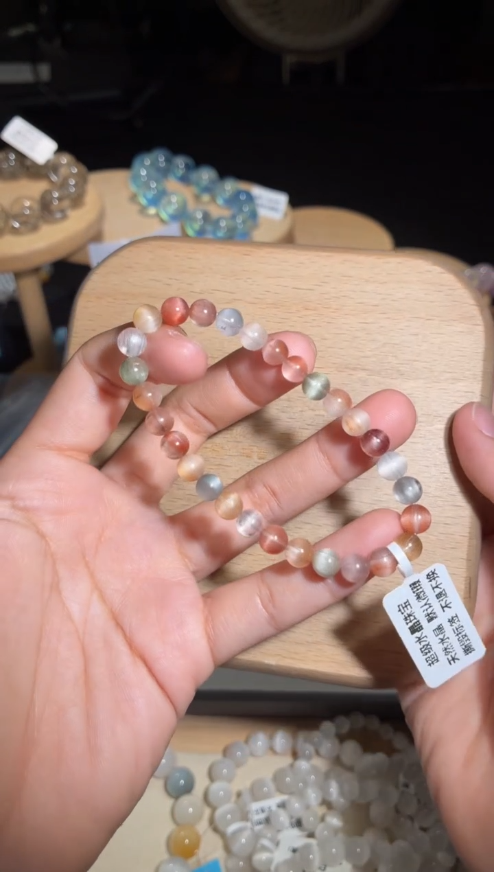 未镶嵌手链水晶146号多样性发一S  6+