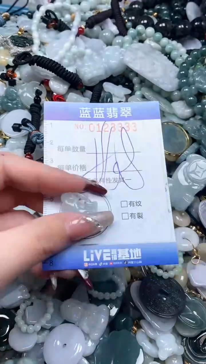 【闪购商品】翡翠颈饰未镶嵌闪购0123333多样性发其一