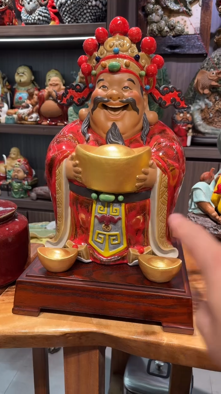 陶瓷疯*财神一件