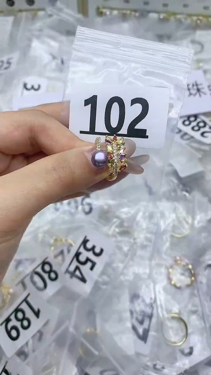 合金珠宝奇石淡水珍珠102
