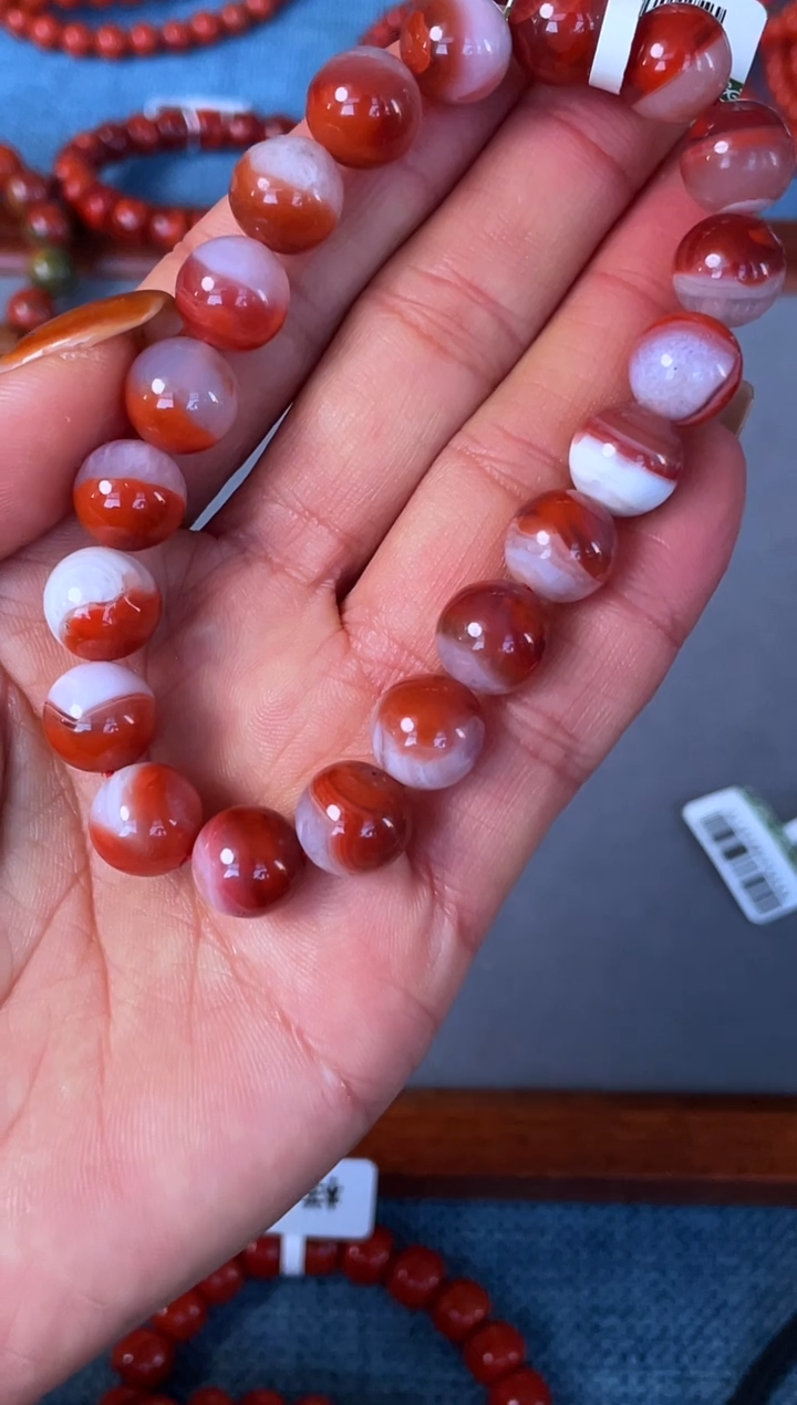 未镶嵌手串南红玛瑙N06凉山瓦西料单圈