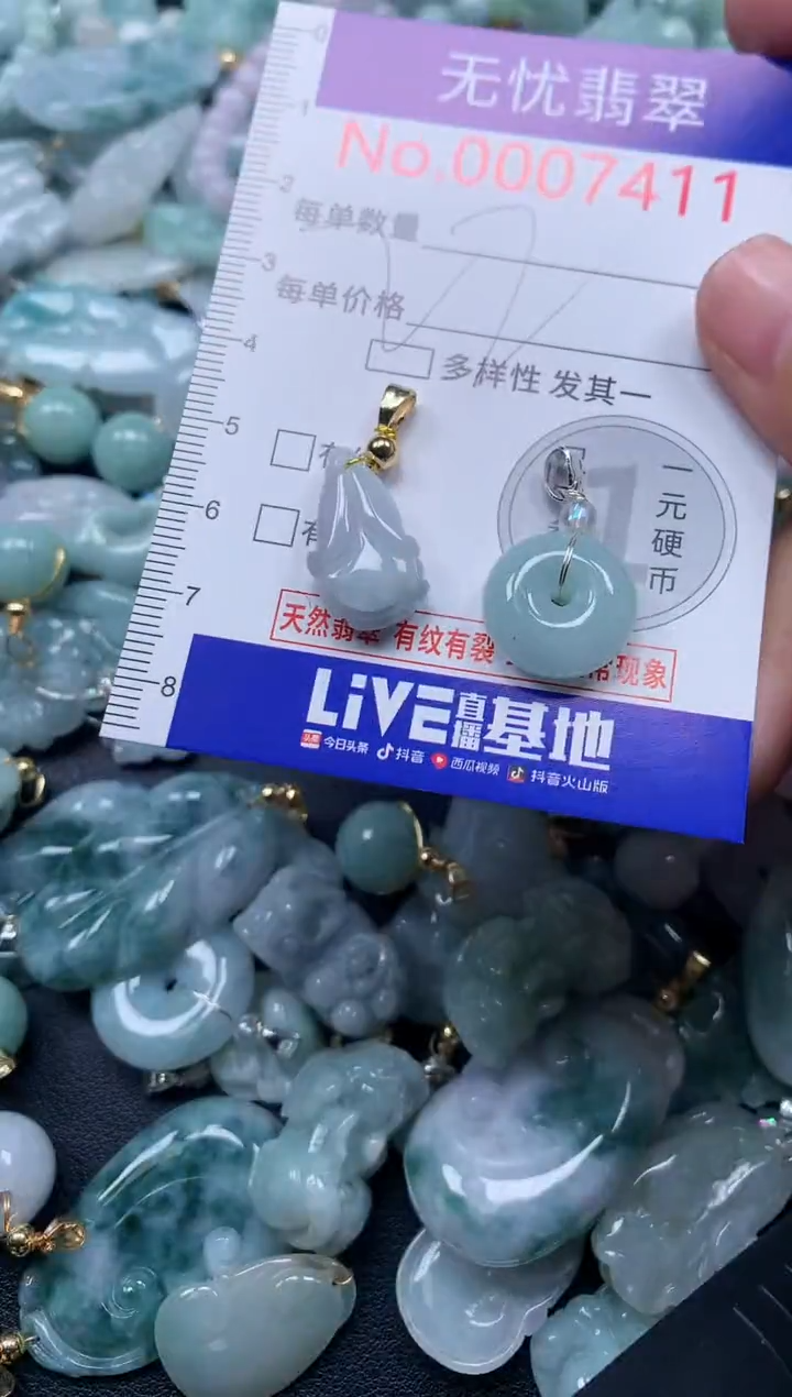 颈饰未镶嵌翡翠7411