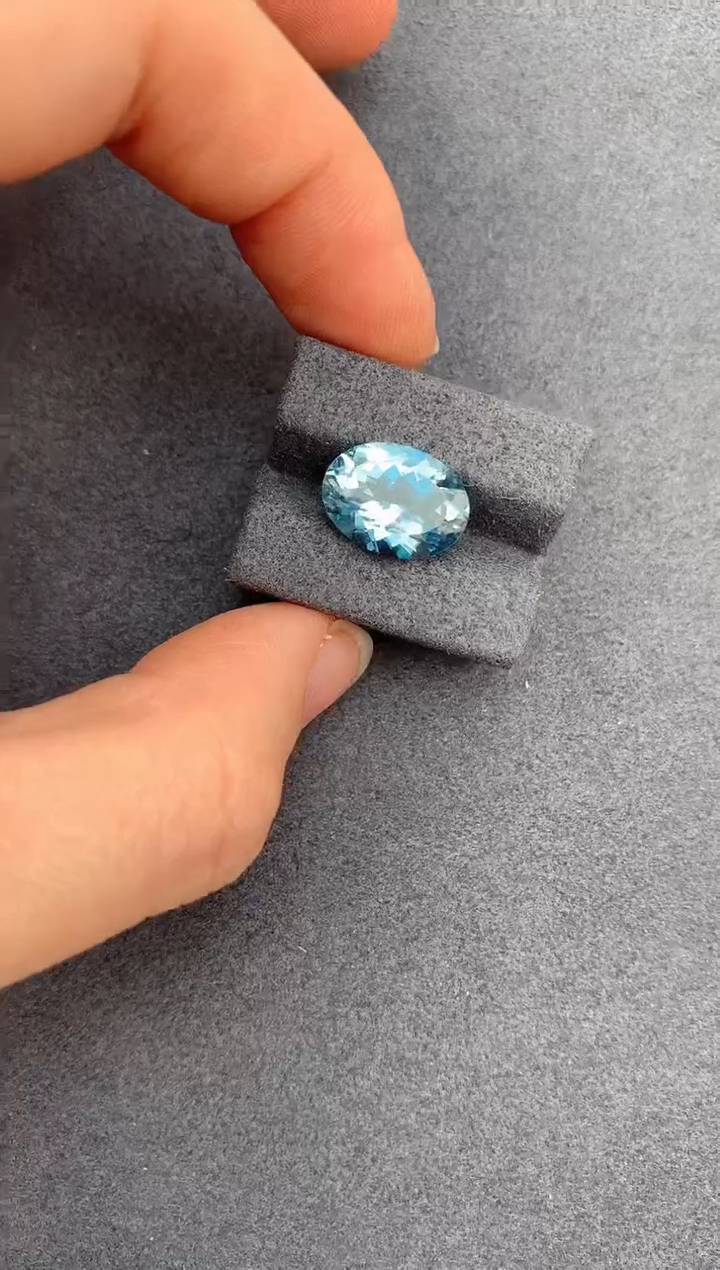 【闪购商品】海蓝宝石裸石未镶嵌5.1ct海蓝宝