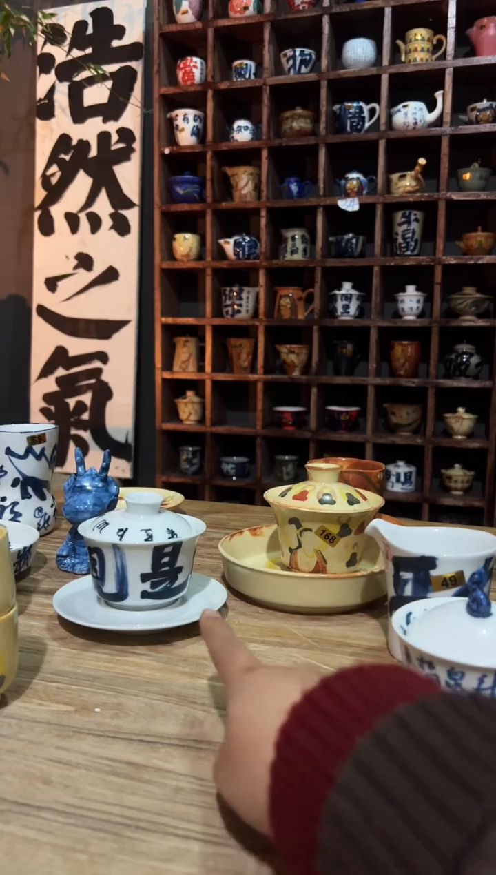 【闪购商品】观云听雨原创手绘茶具