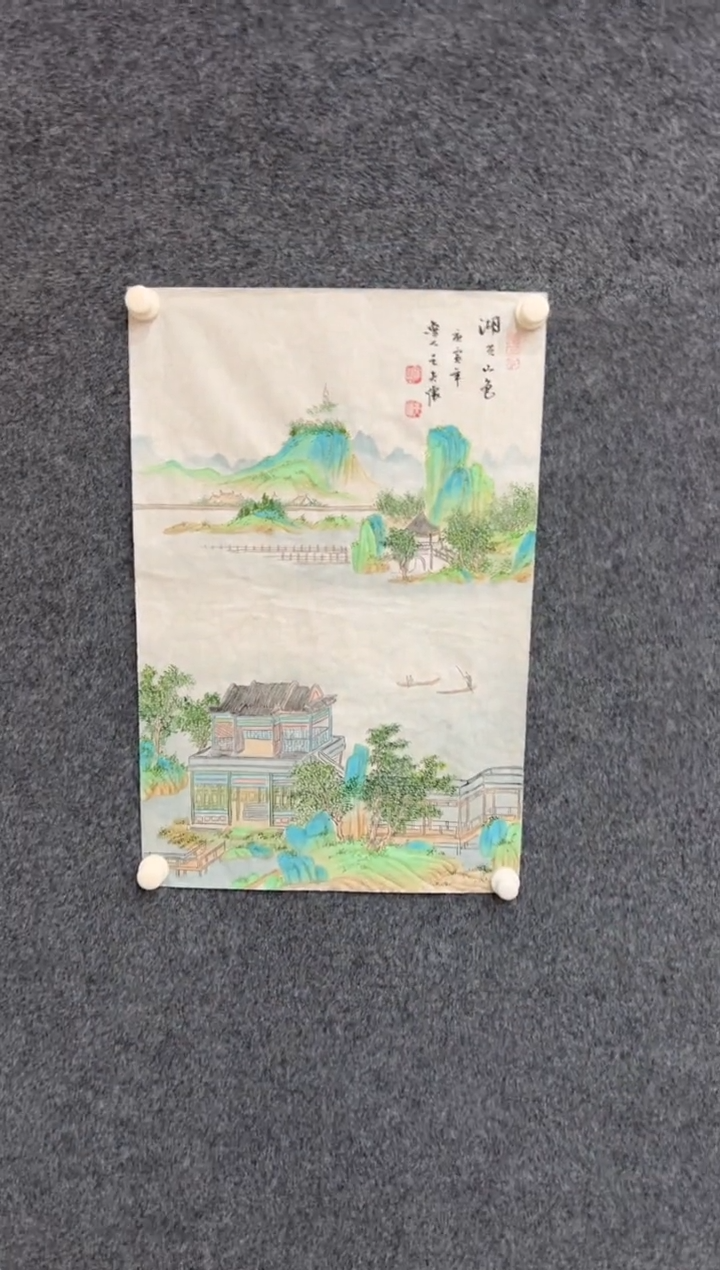 【闪购商品】国画1.16-王夫怀-四尺三开 界画-024