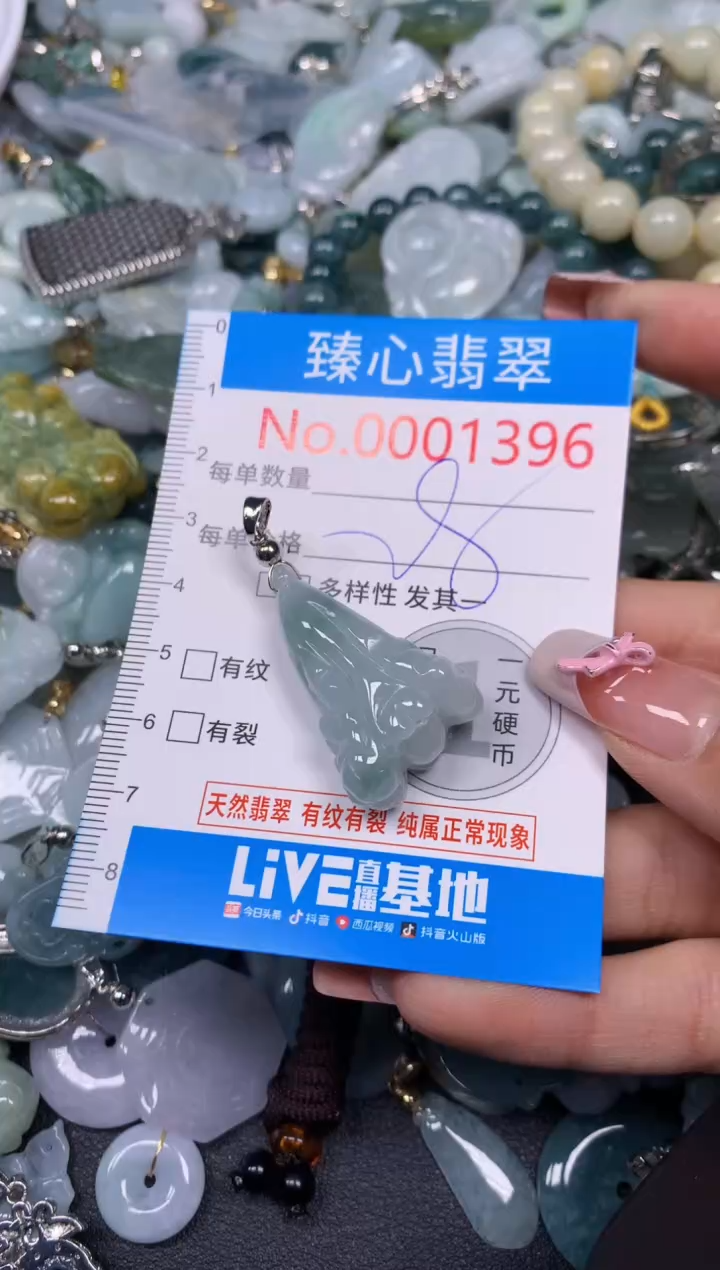 【闪购商品】翡翠颈饰未镶嵌含绳000