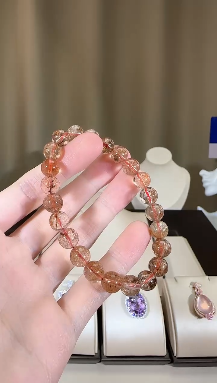 【闪购商品】发晶手串未镶嵌8mm精致