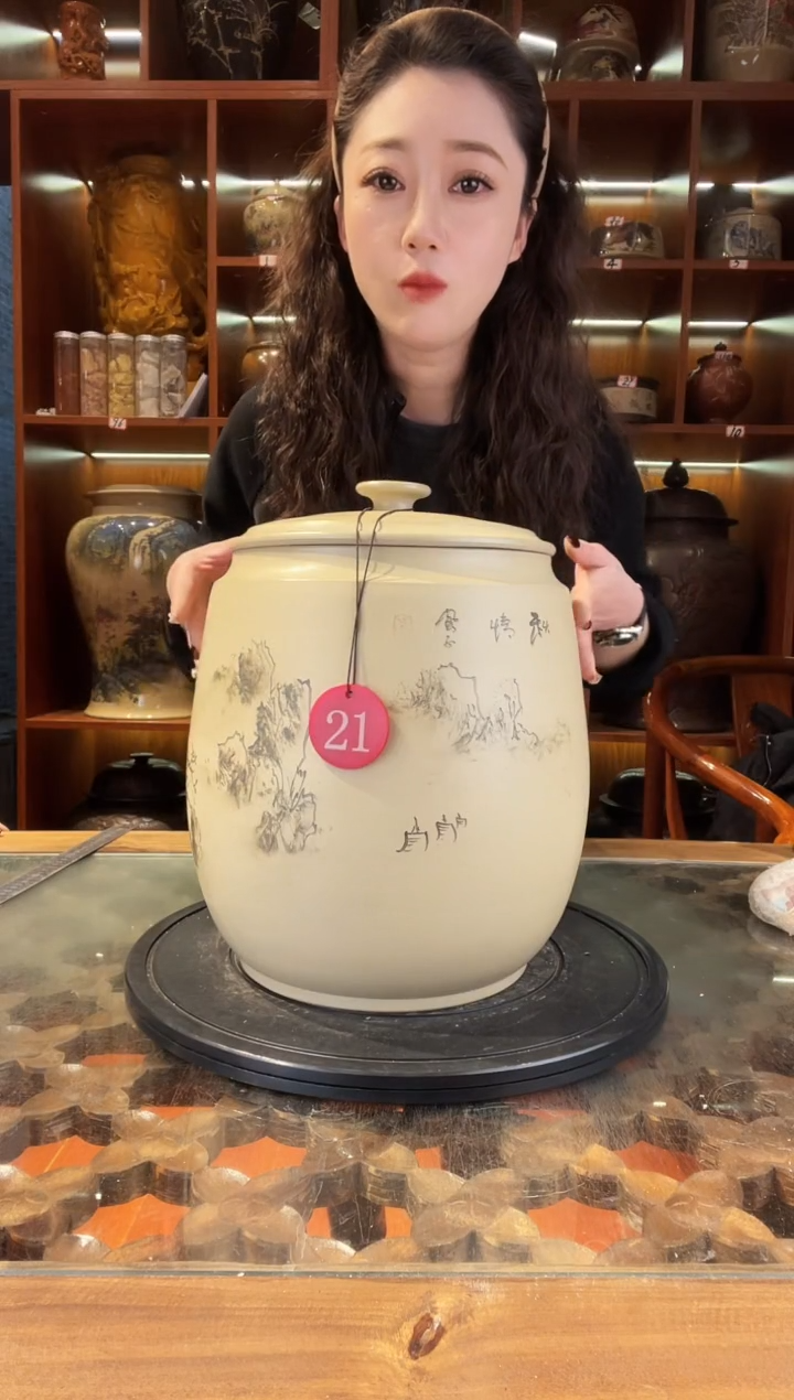 【闪购商品】缸云南建水紫陶白泥缸@21