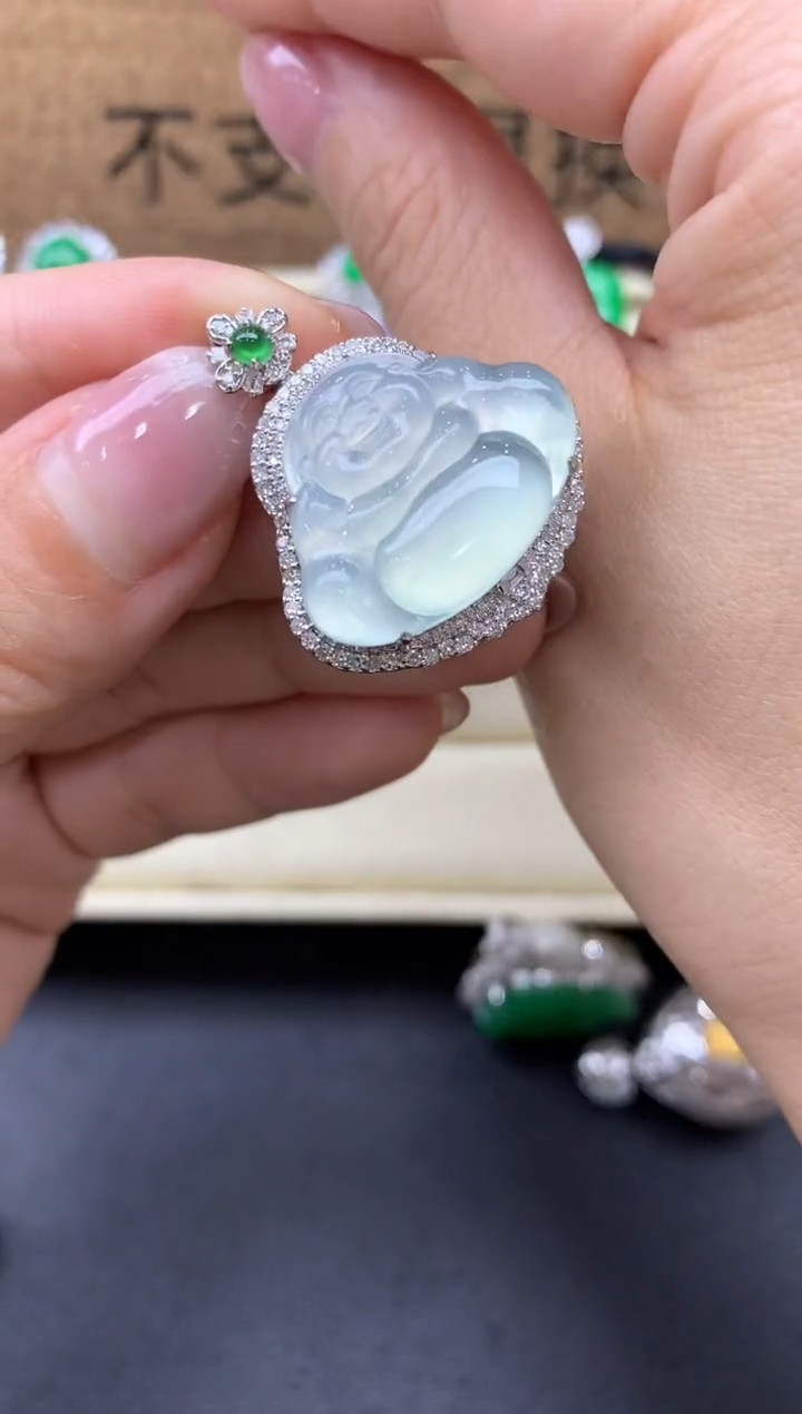 【闪购商品】翡翠颈饰18K金镶嵌472-中国好珍宝