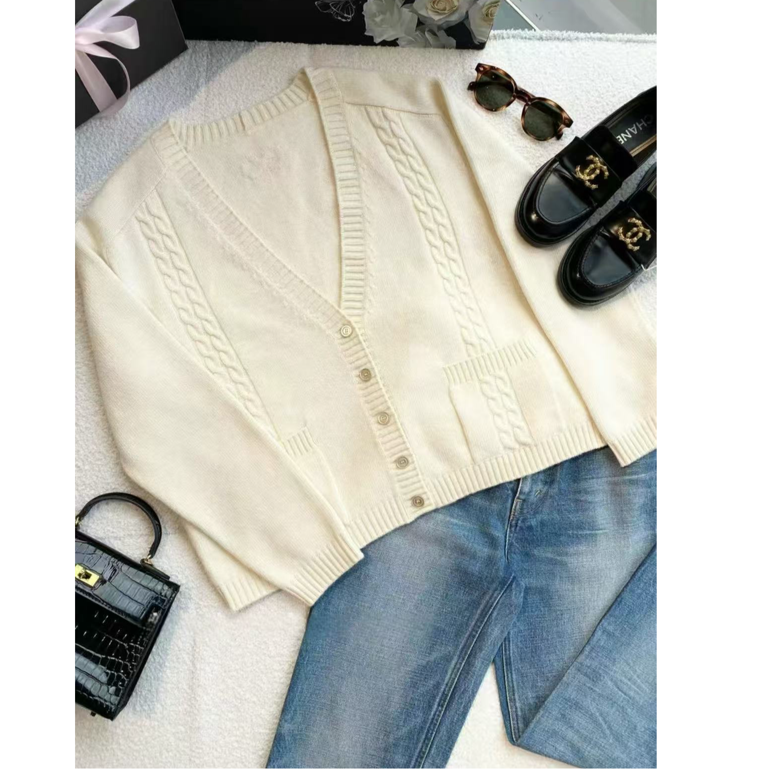 99新 GUCCI/古驰 双双臻选/st10409/古驰/开衫外套/M码