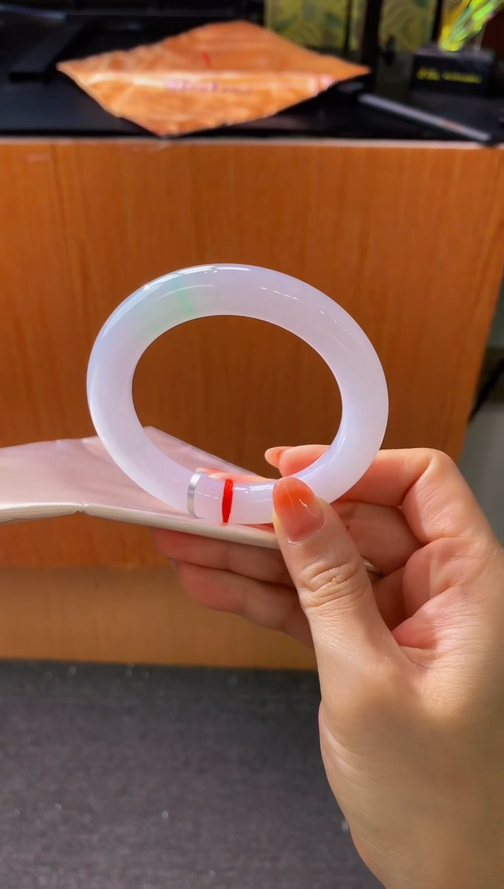 未镶嵌手镯翡翠-F70 圈口54.3 