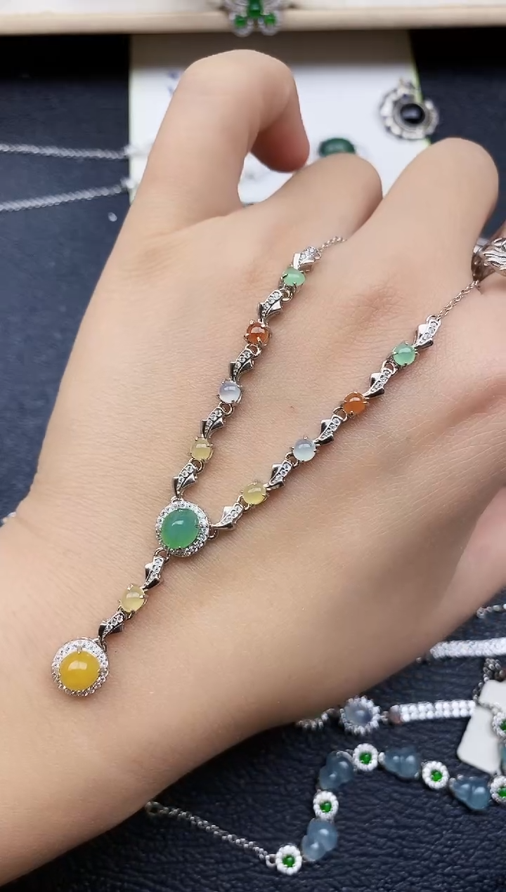 【闪购商品】翡翠戒指银S925镶嵌11111