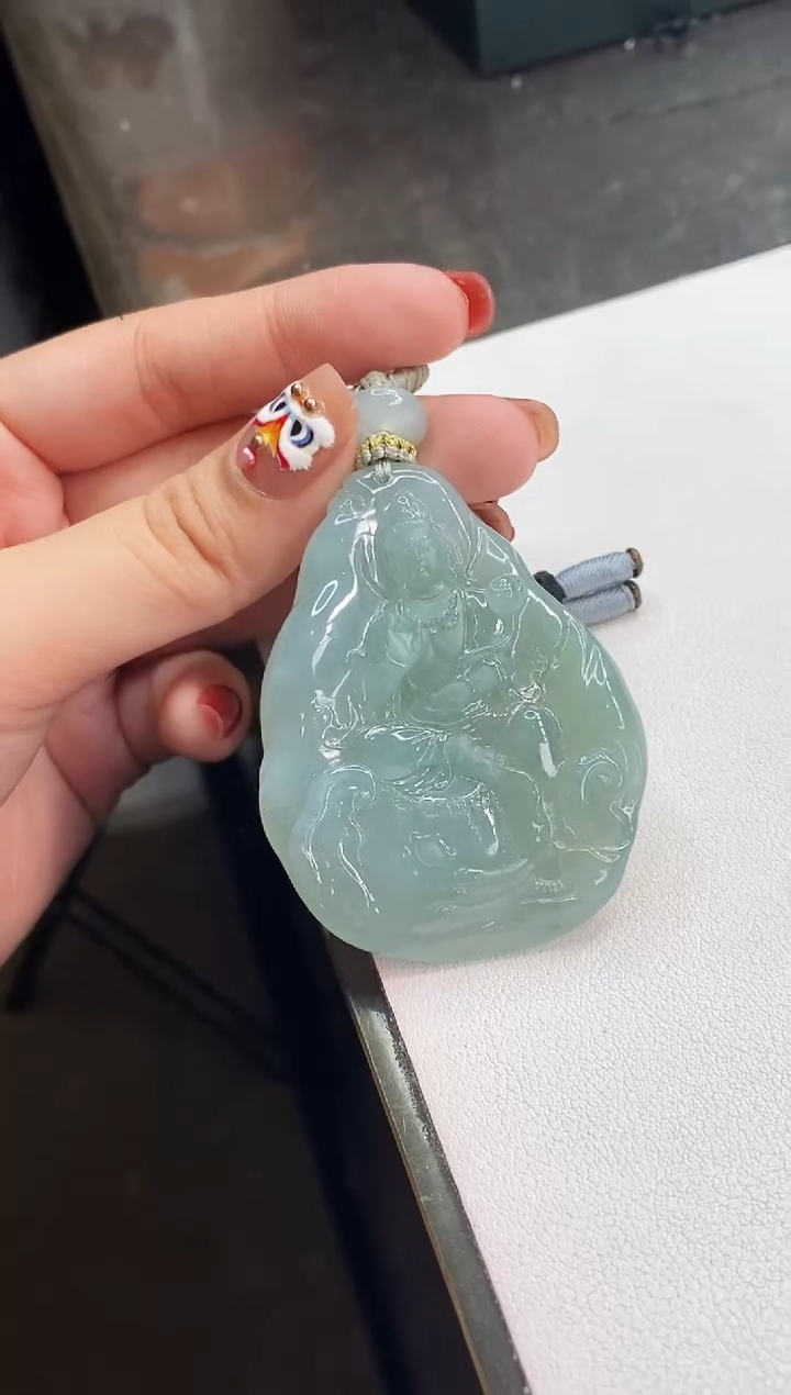 【闪购商品】翡翠颈饰未镶嵌普贤