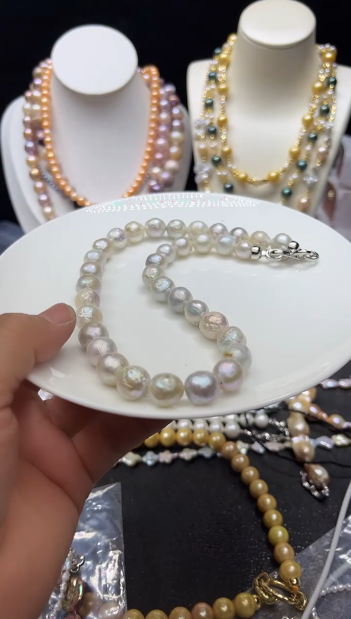 淡水珍珠未镶嵌颈饰多人