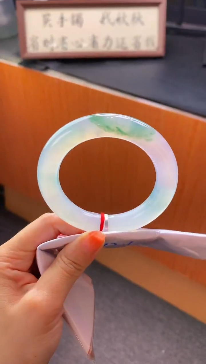 未镶嵌手镯翡翠Q20- 圈口56.5 全款41万 定金2万