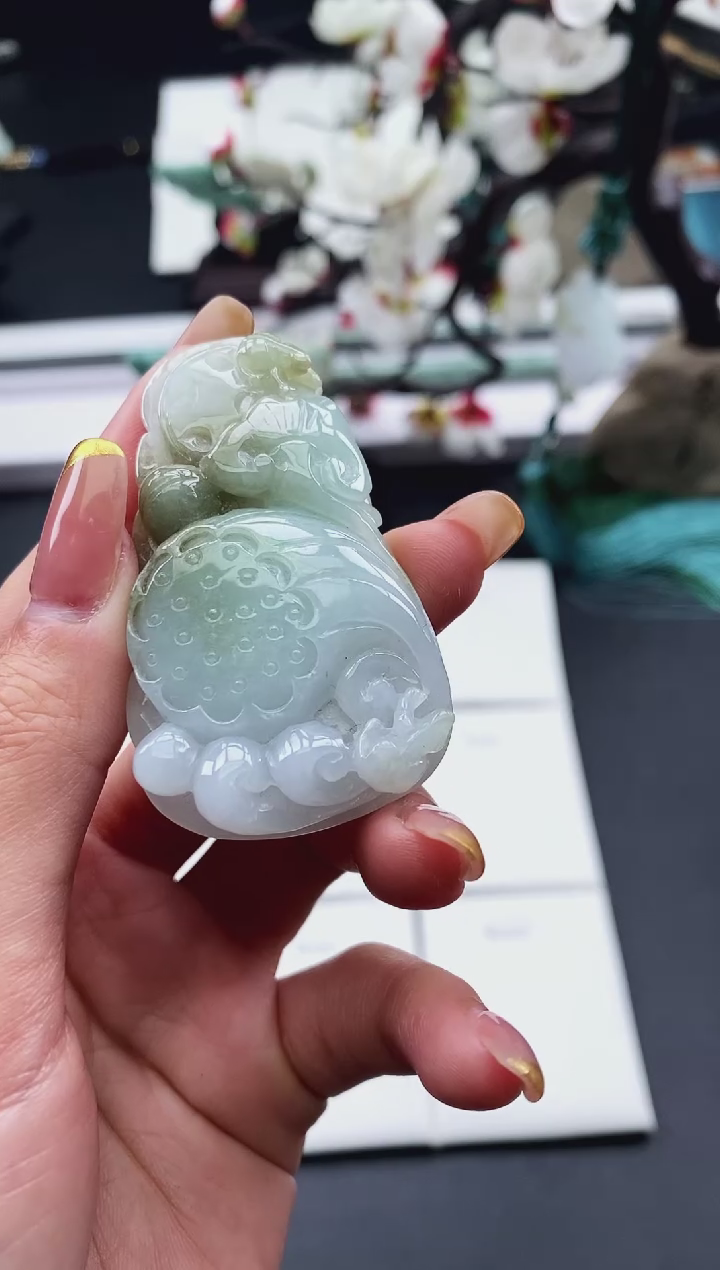 【闪购商品】翡翠颈饰未镶嵌天然缅甸A货翡翠