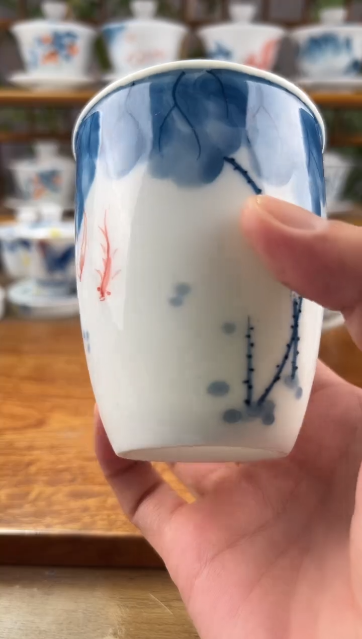 【闪购商品】全品线条莲公道杯220cc