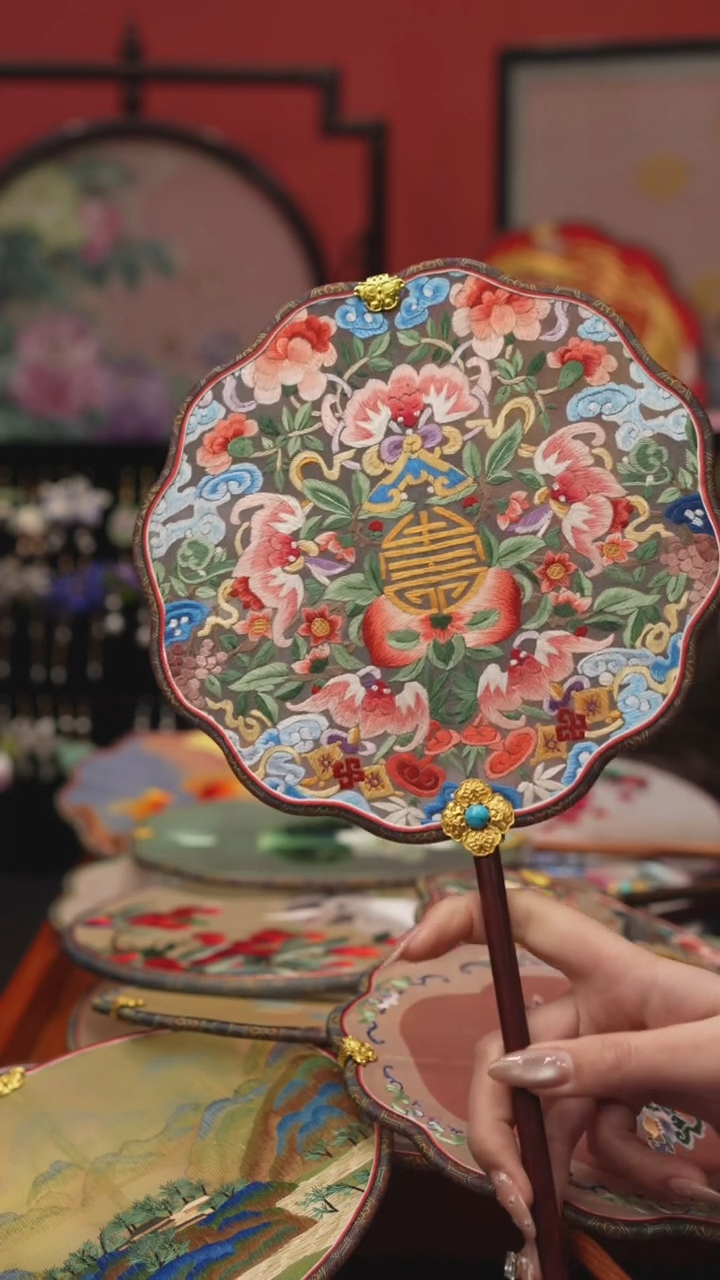刺绣婉*～非遗绒花手工饰品