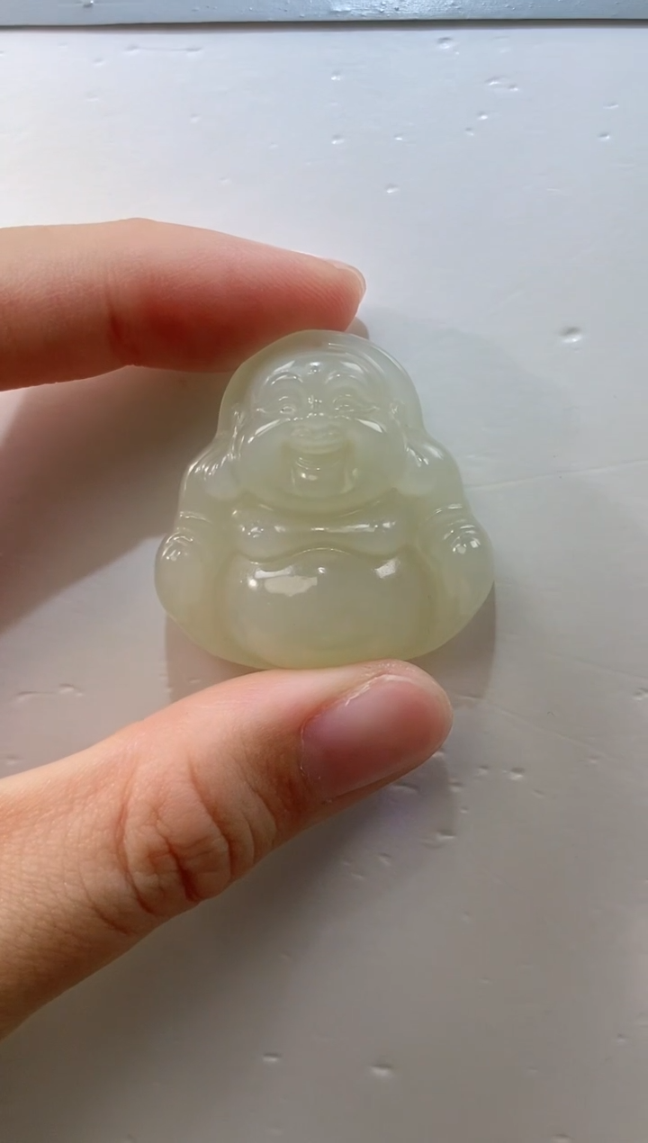 【闪购商品】和田玉吊坠(赠链)未镶嵌和田玉佛公吊坠