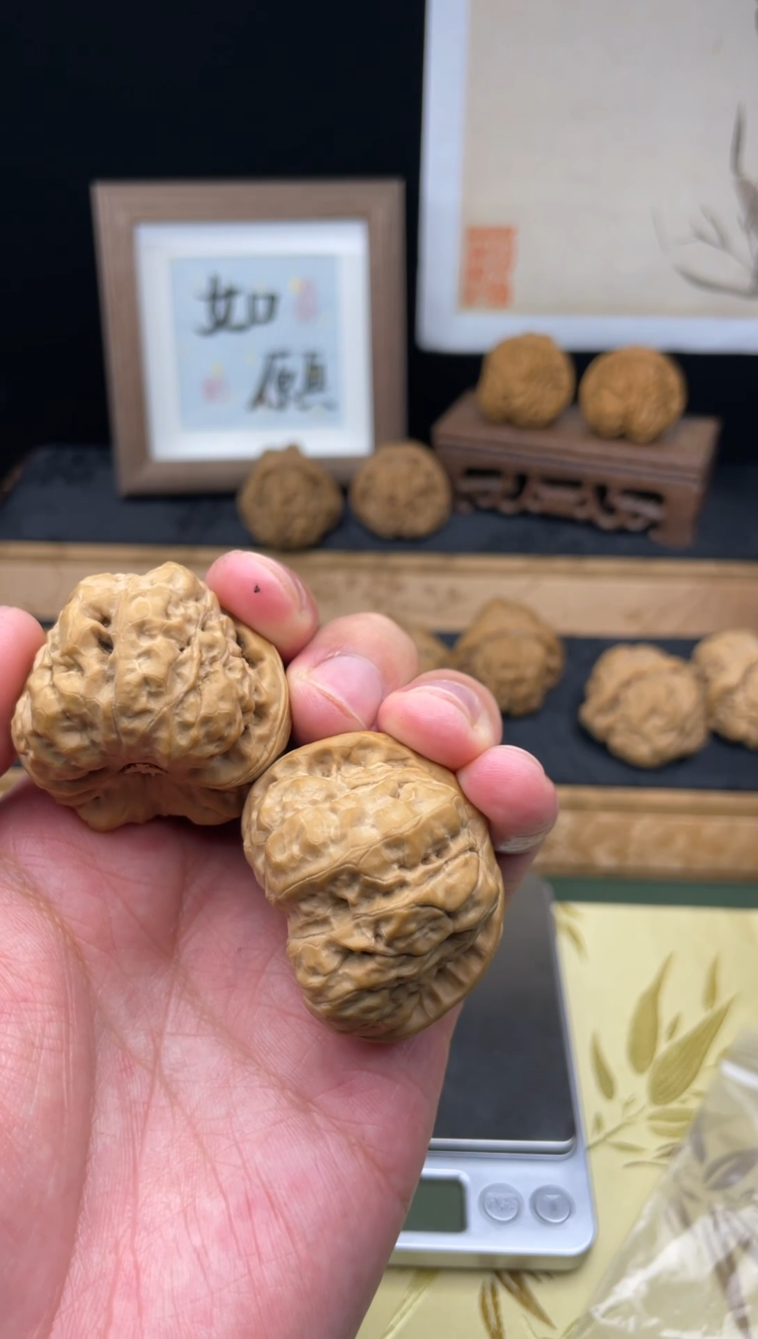 【闪购商品】文玩核桃吊坠蛤蟆头43全品