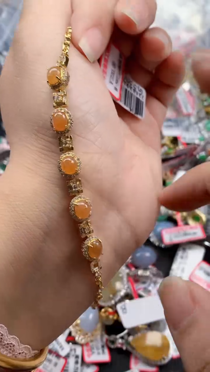 银S925镶嵌戒指翡翠天然A货缅甸翡翠