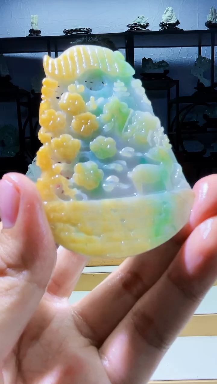 【闪购商品】定制翡翠未镶嵌毛货01260179