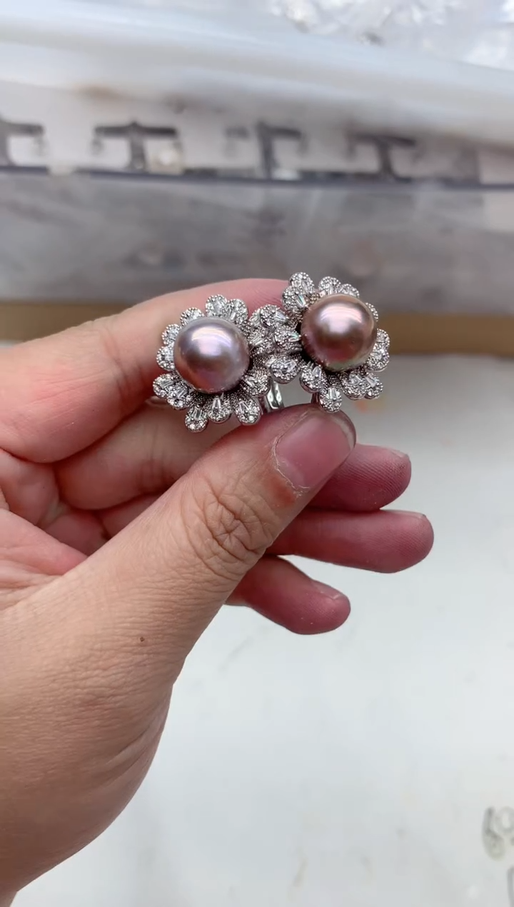 未镶嵌戒指淡水珍珠多样性发其一，非无暇