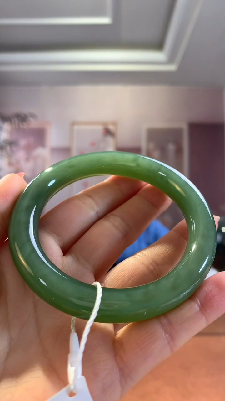 【闪购商品】和田玉手镯未镶嵌碧玉57圈手镯