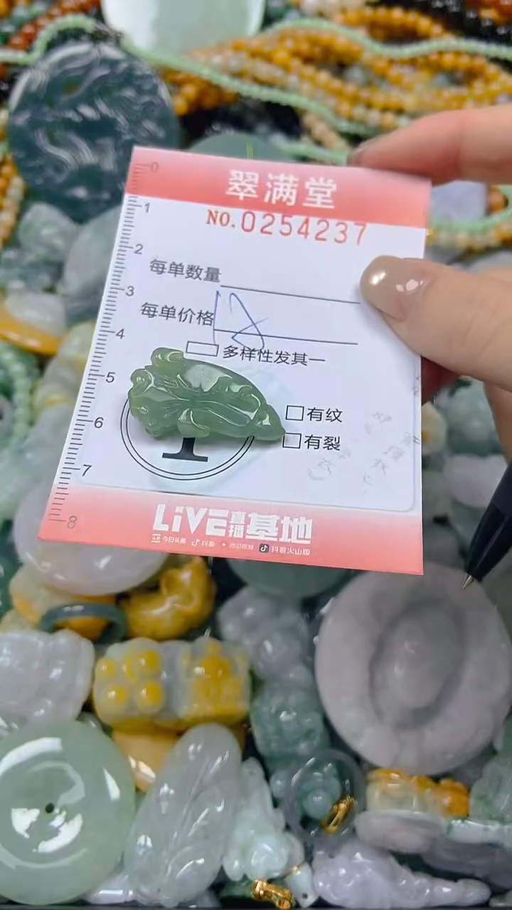 未镶嵌挂件翡翠闪购0254237