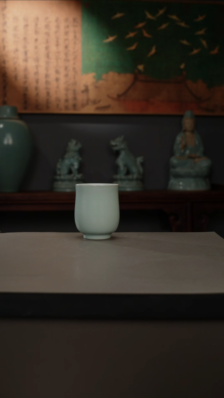 【闪购商品】杯仿古釉原矿 玉兰闻香